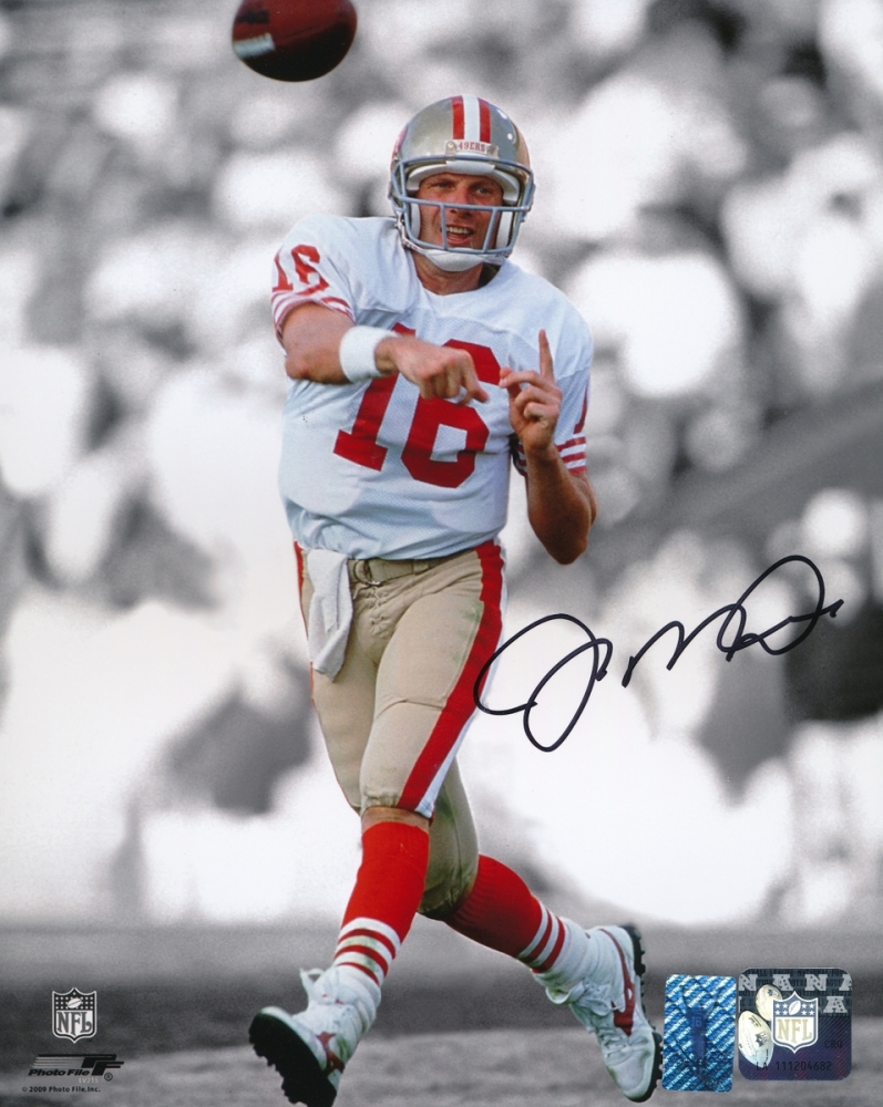 Joe Montana Signed 49ers 8x10 Photo (Montana Hologram) at Pristine Auction
