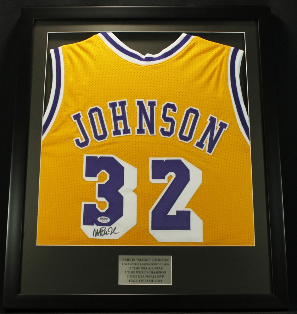 Magic Johnson Custom Online Sports Memorabilia Auction | Pristine Auction