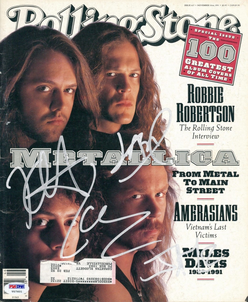 kirk hammett rolling stone online sports memorabilia auction pristine auction kirk hammett rolling stone online sports memorabilia auction pristine auction