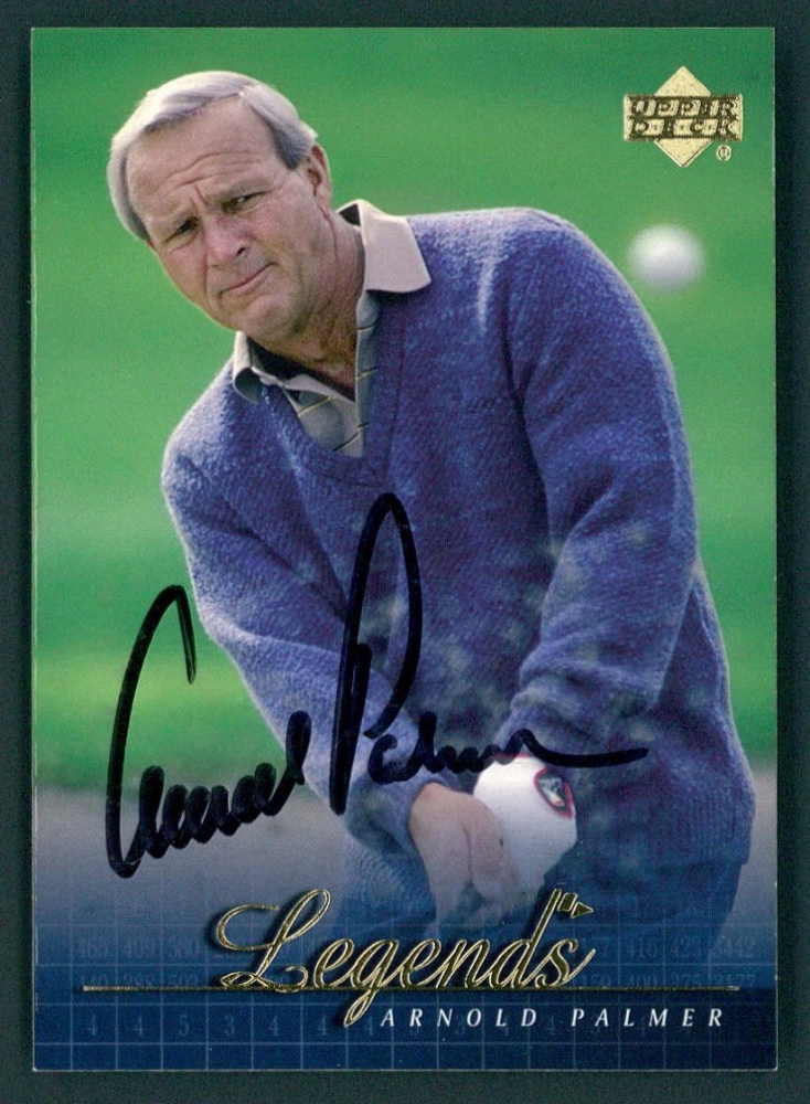 Arnold Palmer Signed Golf Card (JSA) at Pristine Auction